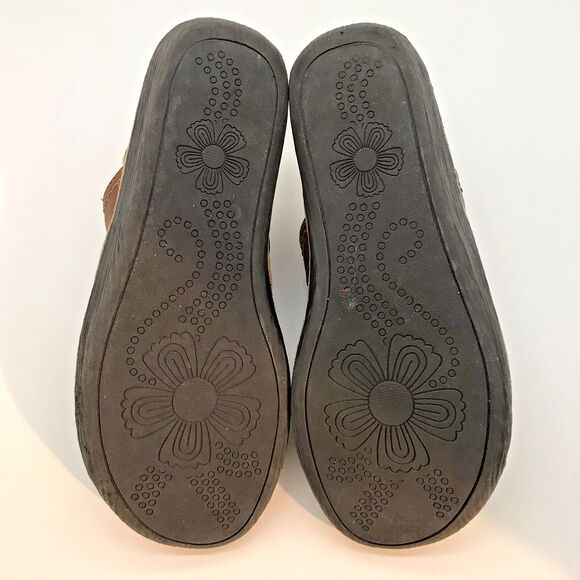 Cliffs by White Mountain Cove Sandals Womens 8M Casual Slip-On Wedge Heel Thong - Picture 7 of 9